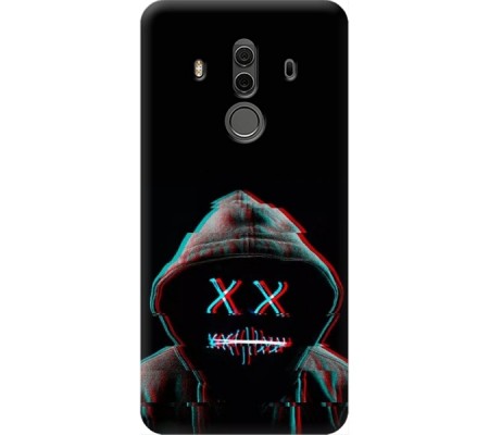 Cover Huawei Mate 10 Pro UOMO X NONAME Bordo Trasparente