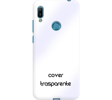 Cover Huawei Y6S 2020 TRASPARENTE Bordo Nero