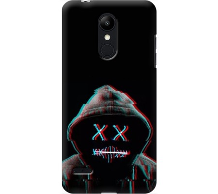 Cover LG K8 2018 (K9) UOMO X NONAME Bordo Trasparente