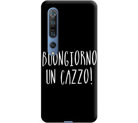 Cover Xiaomi Mi 10 BUONGIORNO UN CAZZO Bordo Nero