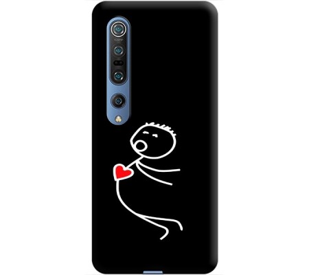 Cover Xiaomi Mi 10 COPPIA CALAMITA LUI Bordo Nero